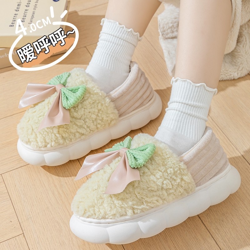 防滑保暖家居孕妇产后毛毛棉拖鞋室内外包跟棉鞋女多规格,居家布艺,居家棉拖/棉鞋,淘宝优惠券,粉丝福利购,淘宝优惠卷