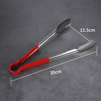 Щипцы для еды из нержавеющей стали, 12 дюймов, 30см, увеличенная толщина