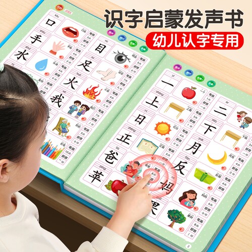 识字书有声书幼儿认字识字大王