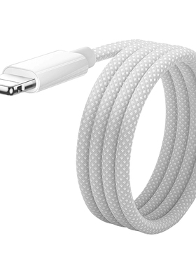 快冲冲适用苹果PD27W快充线1米灰色单条装