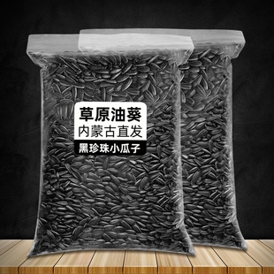 油葵黑珍珠小瓜子油葵花籽内蒙古新货原味炒货生瓜子奶油薄盐零食