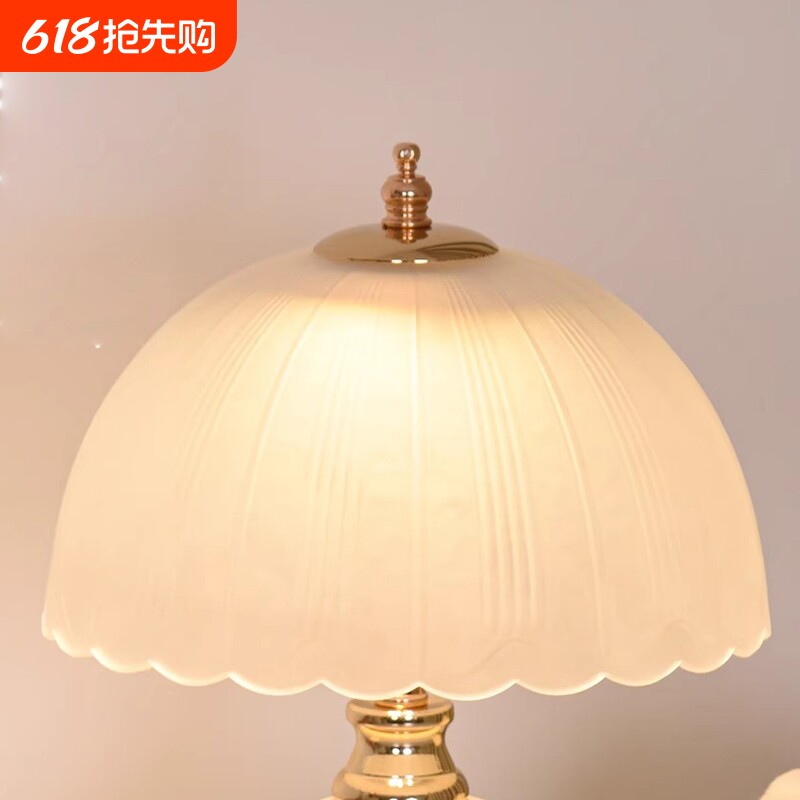 灯罩-长明灯结婚婚房台灯红色卧室床头灯送新娘新人用
