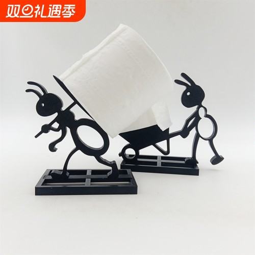 3d打印Ant paper roll holder蚂蚁卷纸架浴室卷纸摆件爆款卷纸器