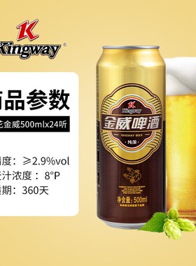 金威2.9度24罐特惠啤酒