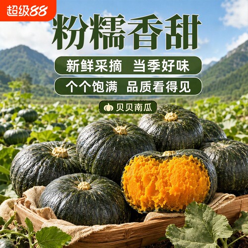 正宗贝贝南瓜粉面软糯
