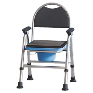老人坐便器移动马桶可折叠坐便椅子家用孕妇厕所不锈钢坐便凳座椅