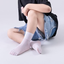 儿童丝袜短款宝宝男童女童男孩女孩夏季薄款中筒夏天学生钢丝袜