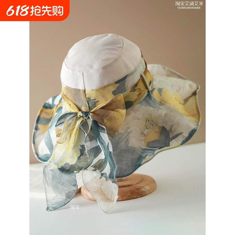 帽子女夏防晒遮阳帽防紫外线女士户外太阳帽洋气时尚可折叠紫色