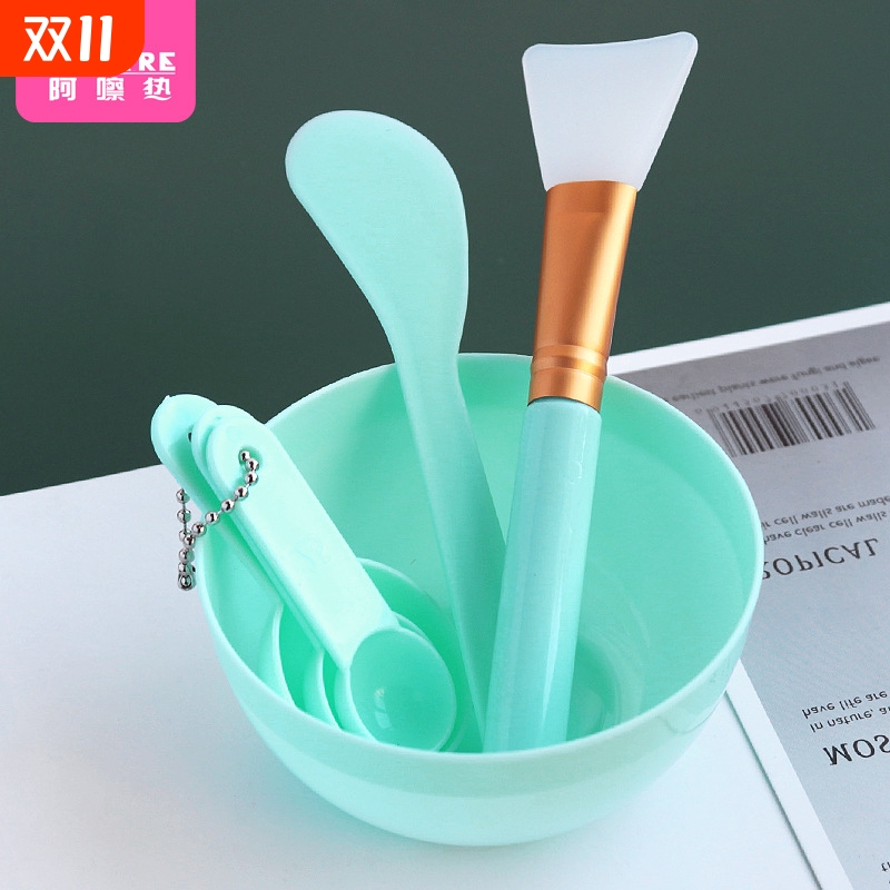 面膜刷B1PQ0-软硅胶头搅拌棒涂抹式脸部美容院便携刮刀抹刀扁头