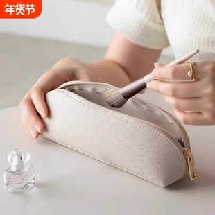 大容量笔袋2025新款女生化妆刷收纳包袋分区洗漱笔刷刷子精致防水