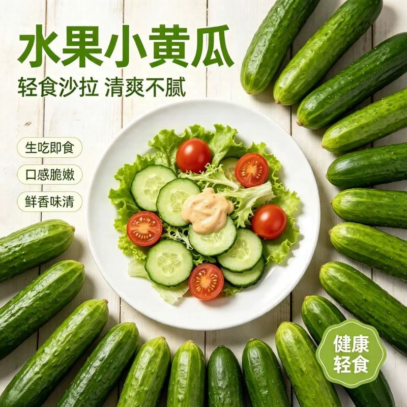 寿光原产地水果黄瓜无刺爽口清脆小黄瓜即食低卡新鲜孕妇包邮现摘