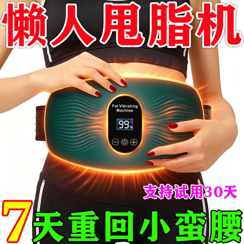 新全自动智能懒人甩脂按摩仪减肥神器全身燃脂瘦肚子腰腹运动器材