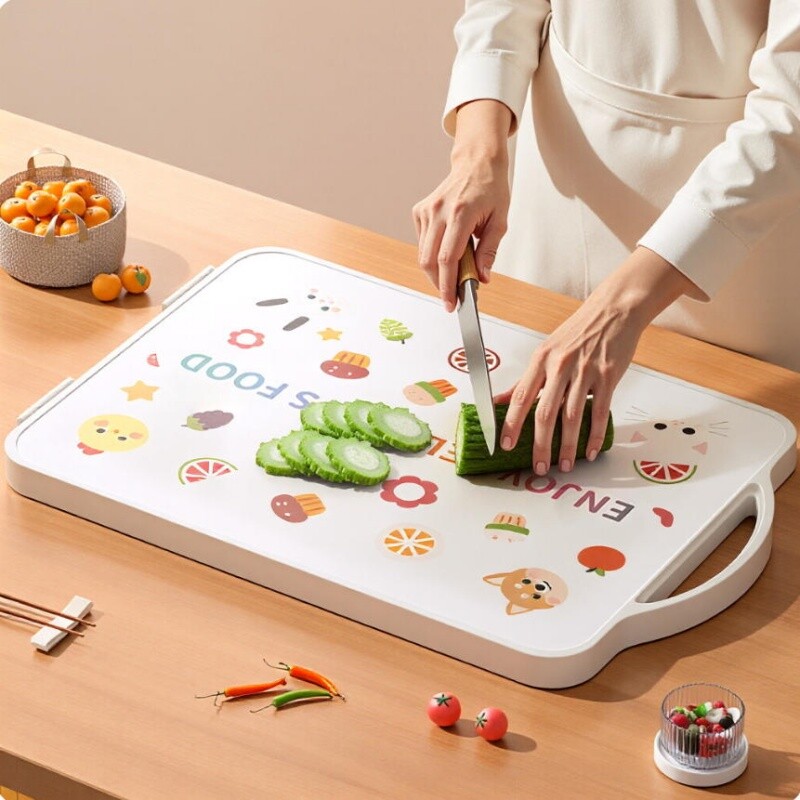2026新款不锈钢菜板防霉抗菌家用砧板案板厨房专用水果辅食塑双面