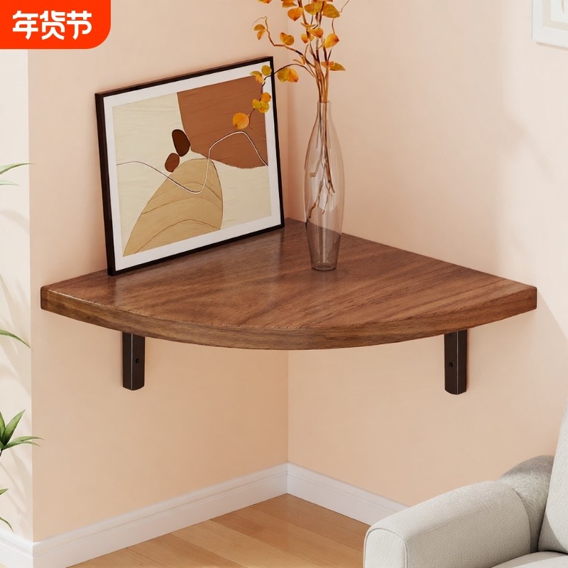 墙上转角置物架客厅分层架墙角装饰展示架壁挂书架架子墙面角落