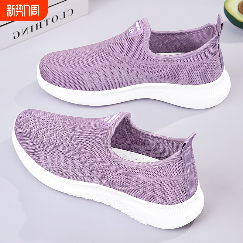 老北京布鞋女春2026新款透气轻便防滑软底舒适中老年不累脚妈妈鞋