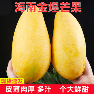 芭芭农场兑换海南金煌芒果4.5斤单果250g香蕉台农芒热带新鲜果肉