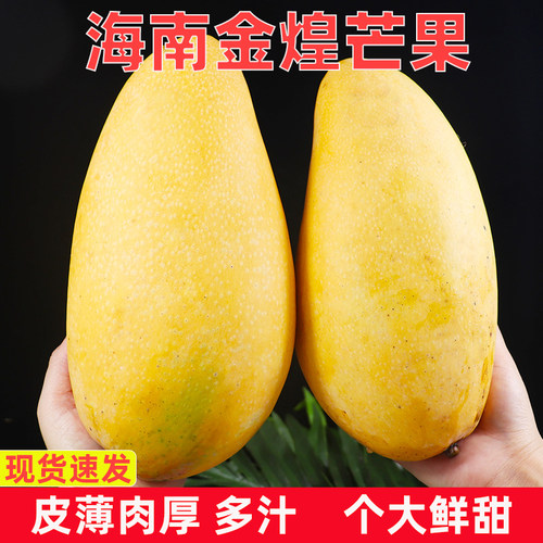 芭芭农场兑换海南金煌芒果4.5斤单果250g香蕉台农芒热带新鲜果肉