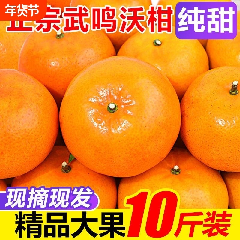 广西沃柑10斤新鲜水果一级沙糖砂糖柑橘包邮现摘纯甜大果年货节,水产肉类/新鲜蔬果/熟食,桔子,淘宝优惠券,粉丝福利购,淘宝优惠卷