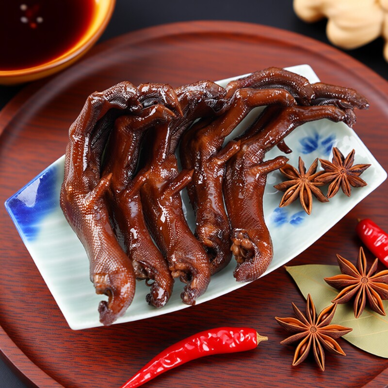 陌小青老卤味鸭爪鸡爪鸭掌零食小包装休闲食品小吃真空锁鲜可混搭