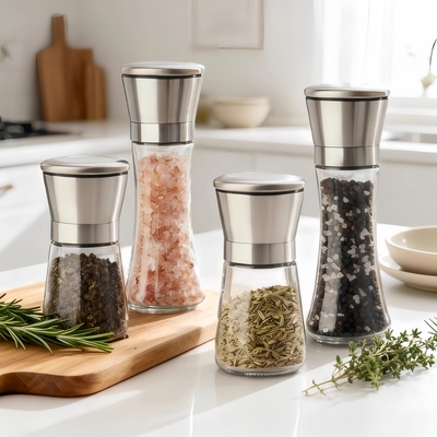 胡椒高端研磨器不锈钢磨白黑