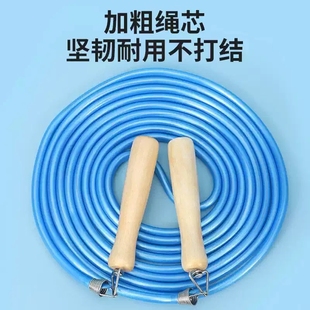 集体群体跳绳多人跳大绳学生儿童棉麻比赛团体长绳批发橡胶不打结