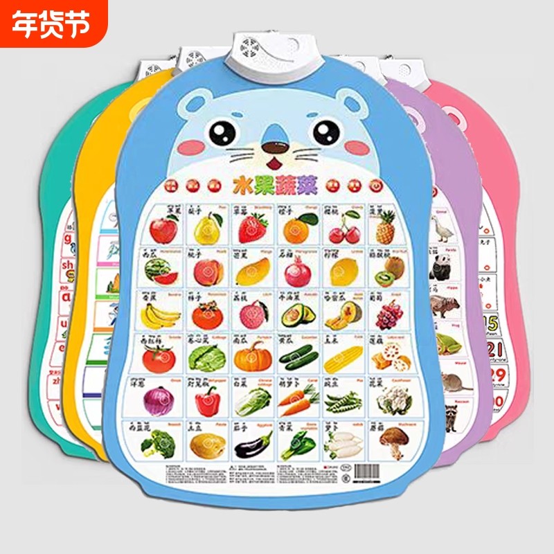 宝宝早教有声挂图婴儿童发声学习识字拼音字母表墙贴玩具汉字英文,玩具/童车/益智/积木/模型,玩具挂图/认知卡,淘宝优惠券,粉丝福利购,淘宝优惠卷
