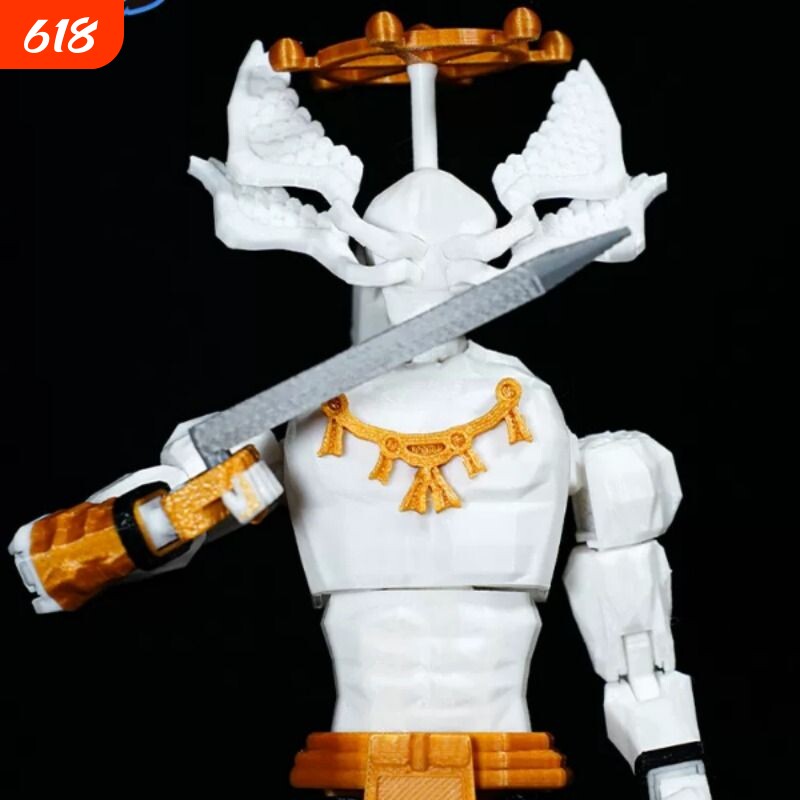 乐家高版本3D打印玩具少侠手办征服者模型可动成品动漫周边