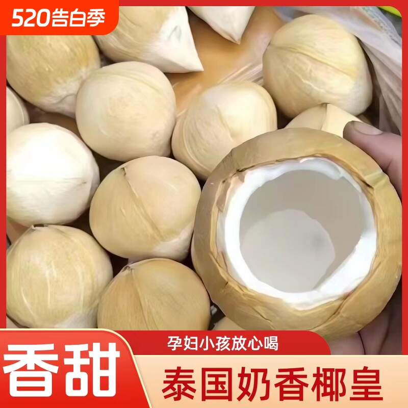 泰国进口椰皇煲鸡汤香水老椰子孕妇当季时令新鲜水果整箱顺丰包邮