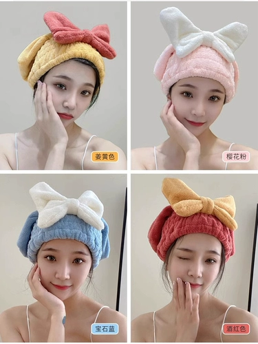 Быстросохнущее полотенце для волос, сухая шапочка для душа, коллекция 2023, увеличенная толщина, хорошо впитывает воду