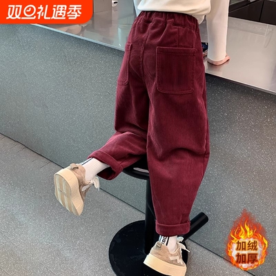 【厂牌推荐】儿童灯芯绒休闲裤子