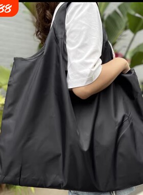 卡通手提大容量可折叠时尚超市购物袋子便携式单肩包环保买菜布包