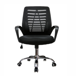 厂家批发家用升降旋转椅子员工人体黑色办公椅多功能椅会议室摆放
