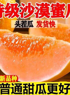 正宗甘肃民勤蜜瓜爆甜当季新鲜水果黄河蜜瓜甜瓜香哈密瓜9斤包邮