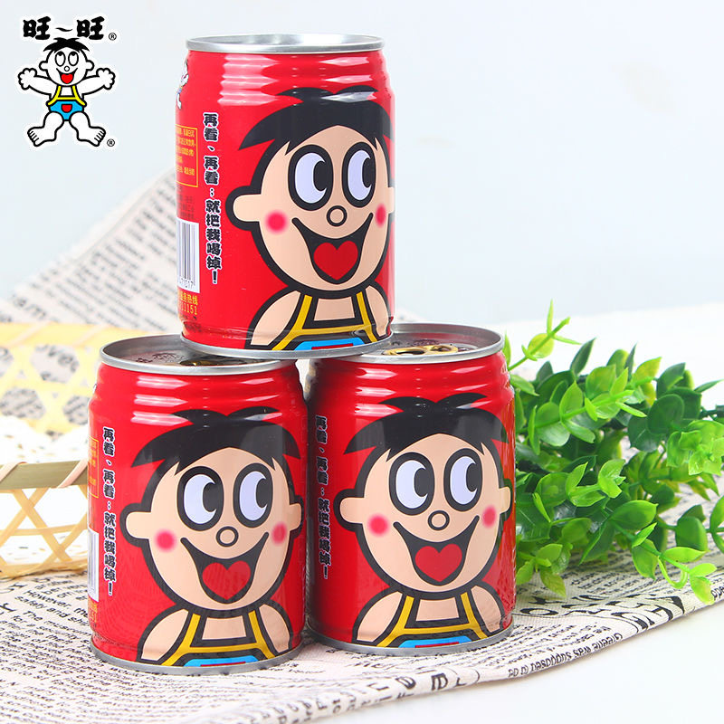 旺旺旺仔牛奶245ml*4罐复原乳早餐奶罐装复原乳