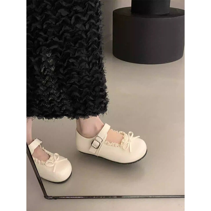 厚底复古玛丽珍单鞋女2026新款夏季女鞋子仙女风配裙子大头小皮鞋