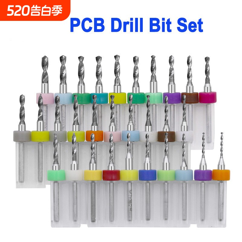 PCB钻头钨钢钻头雕刻微型小钻头琥珀蜜蜡手捻钻打孔高硬度