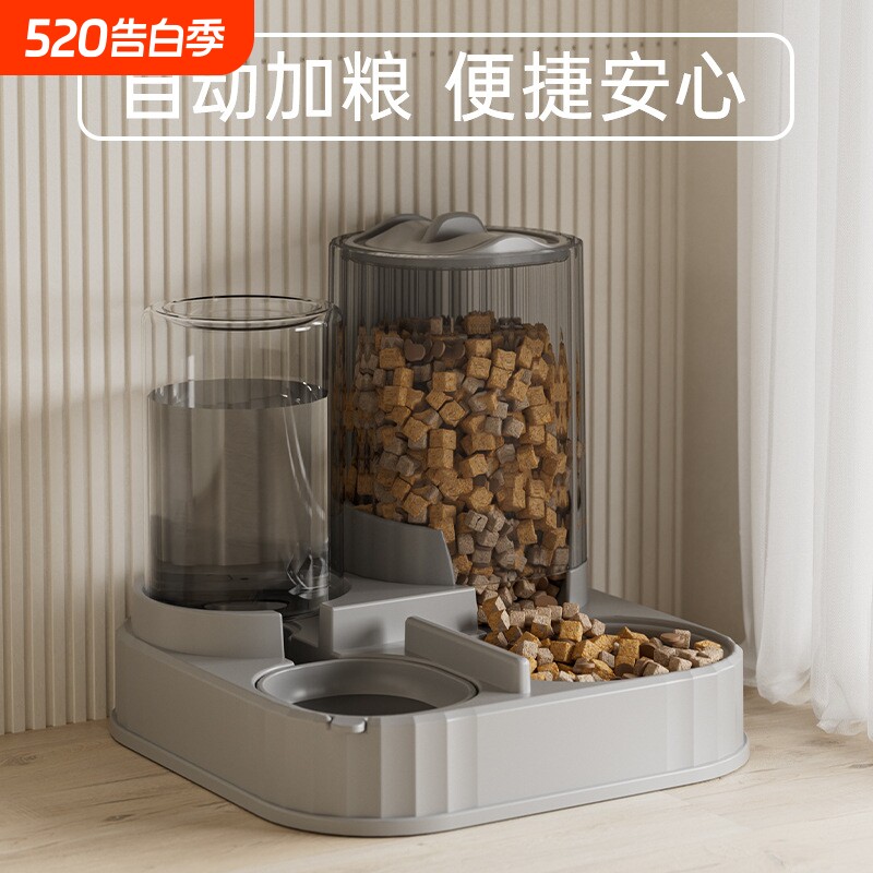猫咪狗狗饮水机猫粮全自动喂食器猫狗碗储粮桶狗狗饮水器宠物用品