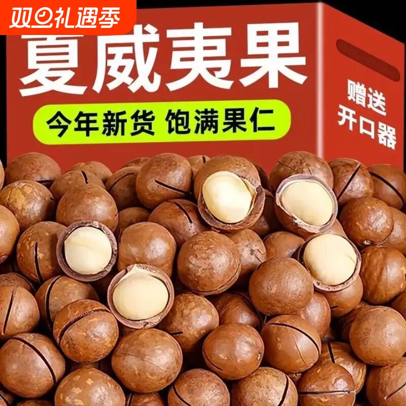 夏威夷果坚果原味干果2025年新货奶油香办公室零食果仁奶香袋装