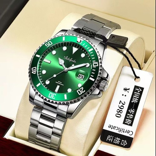 钢带石英手表男士镂空商务潮流