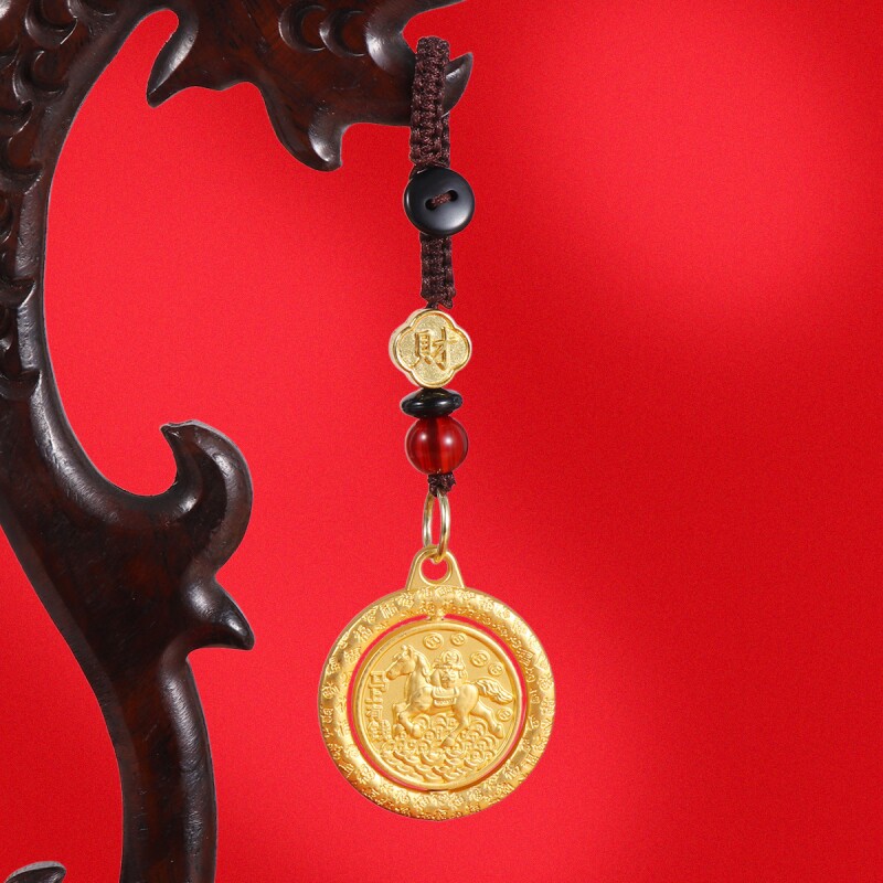 生肖钥匙扣挂件包包车钥匙天官赐福钥匙扣挂饰