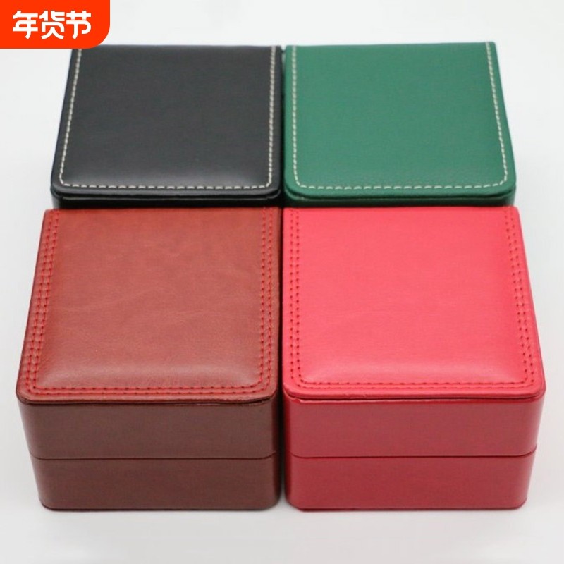 高档PU皮质手表盒圆角手表包装盒单个翻盖饰品腕表展示表盒收纳,饰品/流行首饰/时尚饰品新,首饰盒,淘宝优惠券,粉丝福利购,淘宝优惠卷