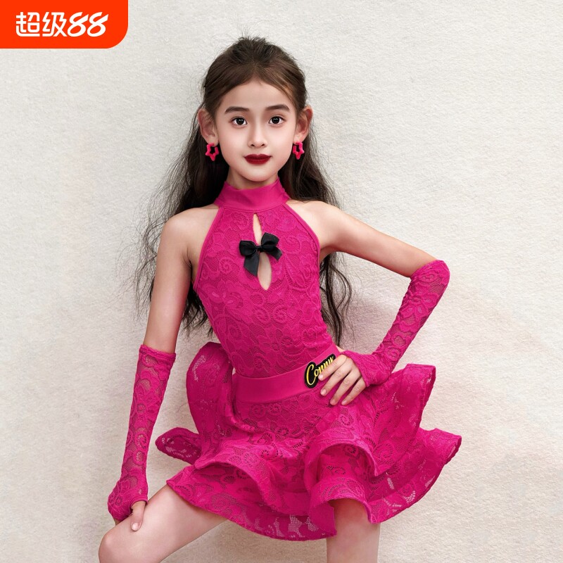 2026新款女童拉丁舞表演套装图片