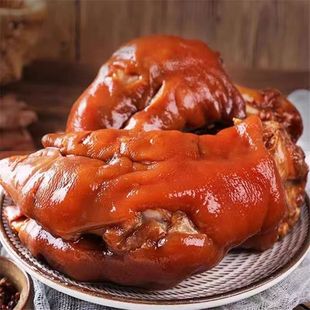 猪蹄开袋即食熟食真空卤味小零食卤肉猪脚下酒菜软糯酱卤猪肉新鲜
