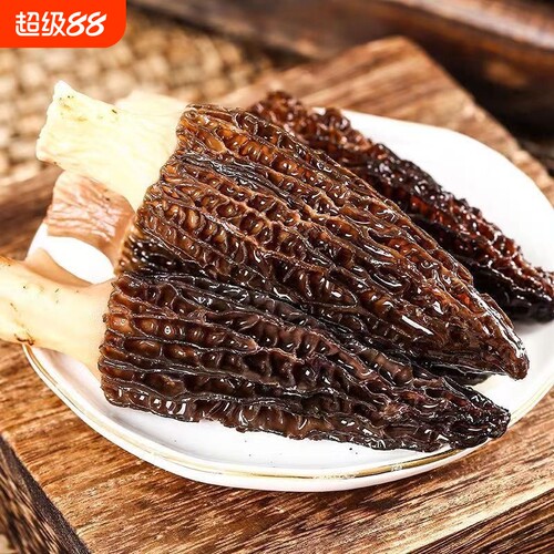 羊肚菌新货野生有机干货特产菌菇煲汤炒自然生长无添加美味
