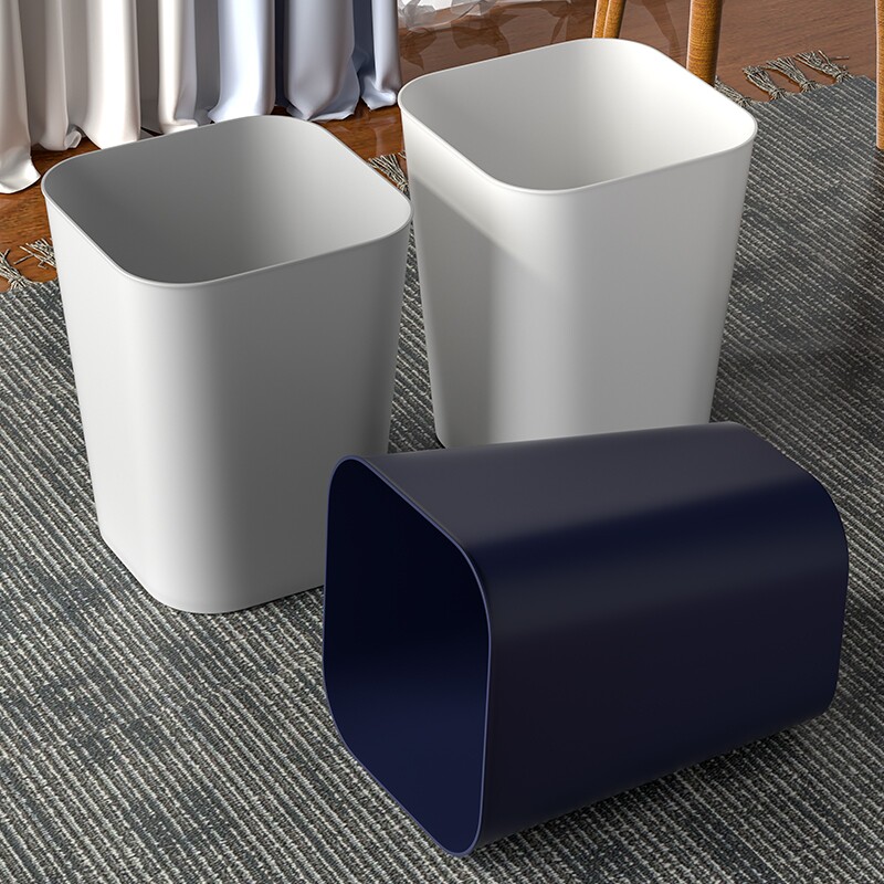 家用现代简约日式轻奢客厅大容量垃圾桶厕所卫生间高颜值ins纸篓