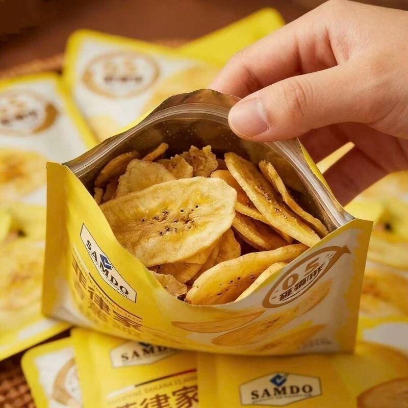山姆佳袋装菲律宾香蕉脆片零食进口小吃香蕉水果装休闲解馋健康