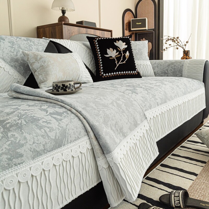 2025新款法式沙发垫轻奢高级感四季通用坐垫子固定防滑沙发盖布巾