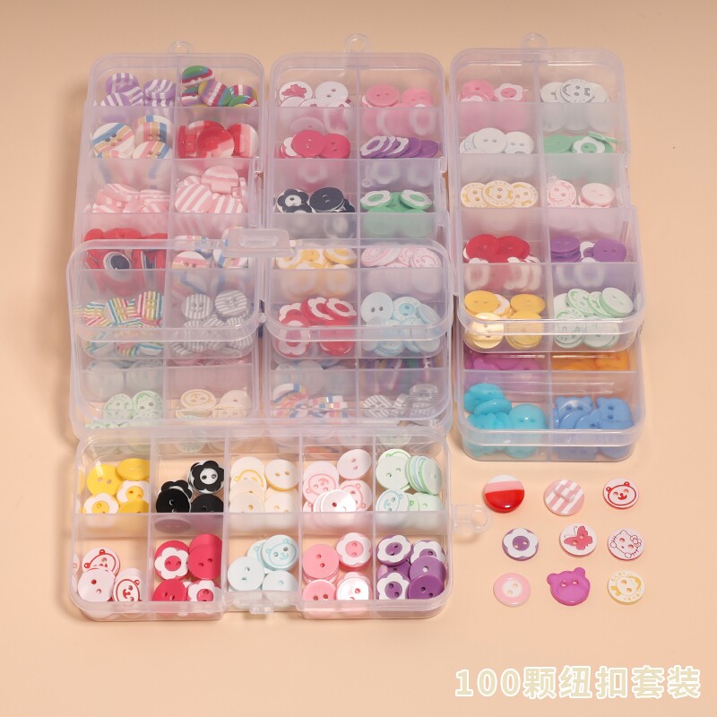 儿童衣服纽扣婴儿宝宝毛衣开衫彩色可爱卡通装饰扣子上衣配件手工