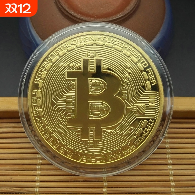 金币新年礼回礼美国比特仿币虚拟纪念钱币硬币生日寿宴礼品仙子