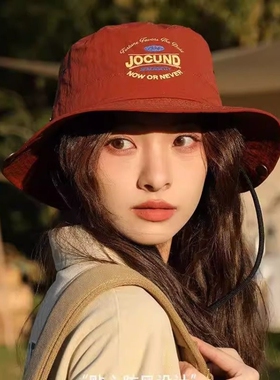户外登山速干防晒防风渔夫帽女